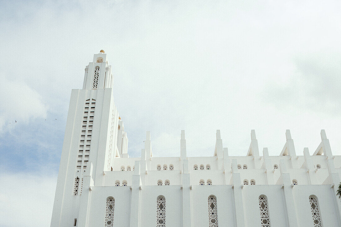  Outside the Cathedral of the Secret Heart, taken in Morocco, Casablanca. 