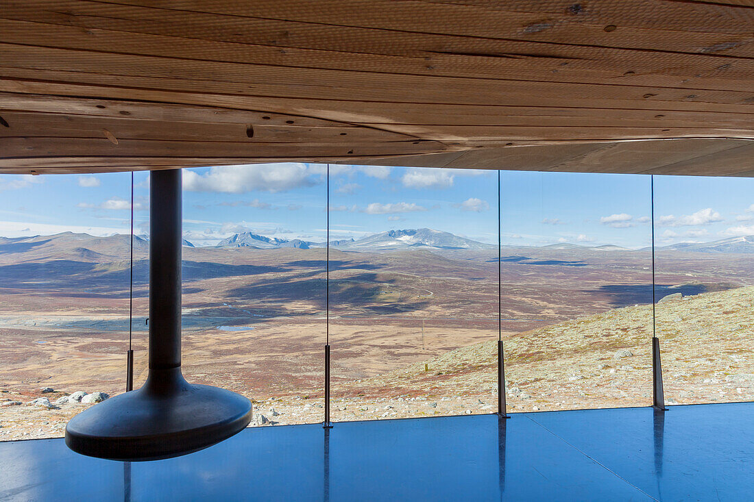  Snohetta viewpoint, viewpoint to the highest mountain in Norway, Dovre, Oppland, Norway 