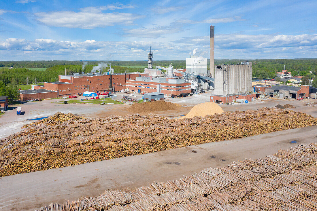  Paper mill, Vaermland, Sweden 