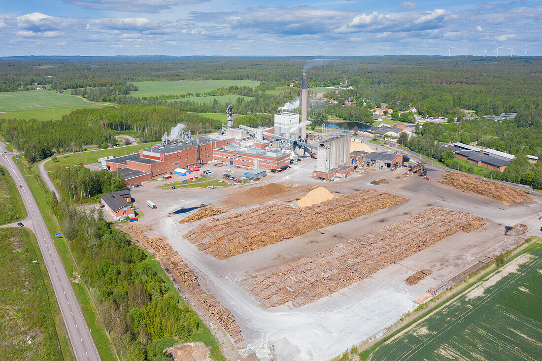  Paper mill, Vaermland, Sweden 