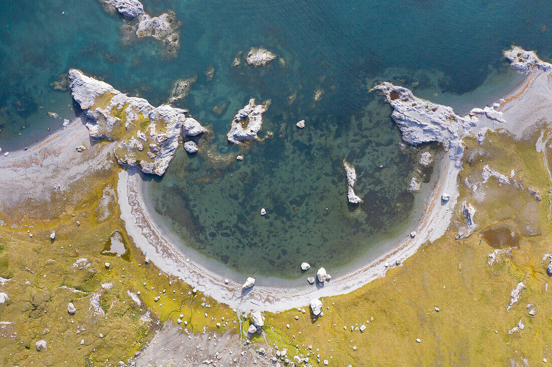 Küstenlandschaft im Hornsund, Spitzbergen, Norwegen, Europa