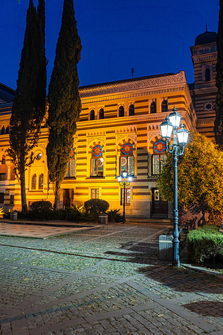 Famous Tbilisi Opera House in the evening