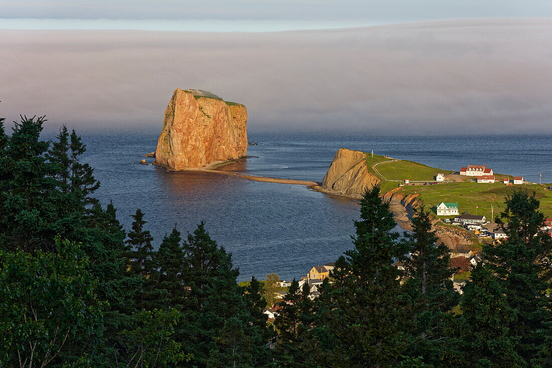 Villlage of Perce, Gaspesie, Quebec, Canada