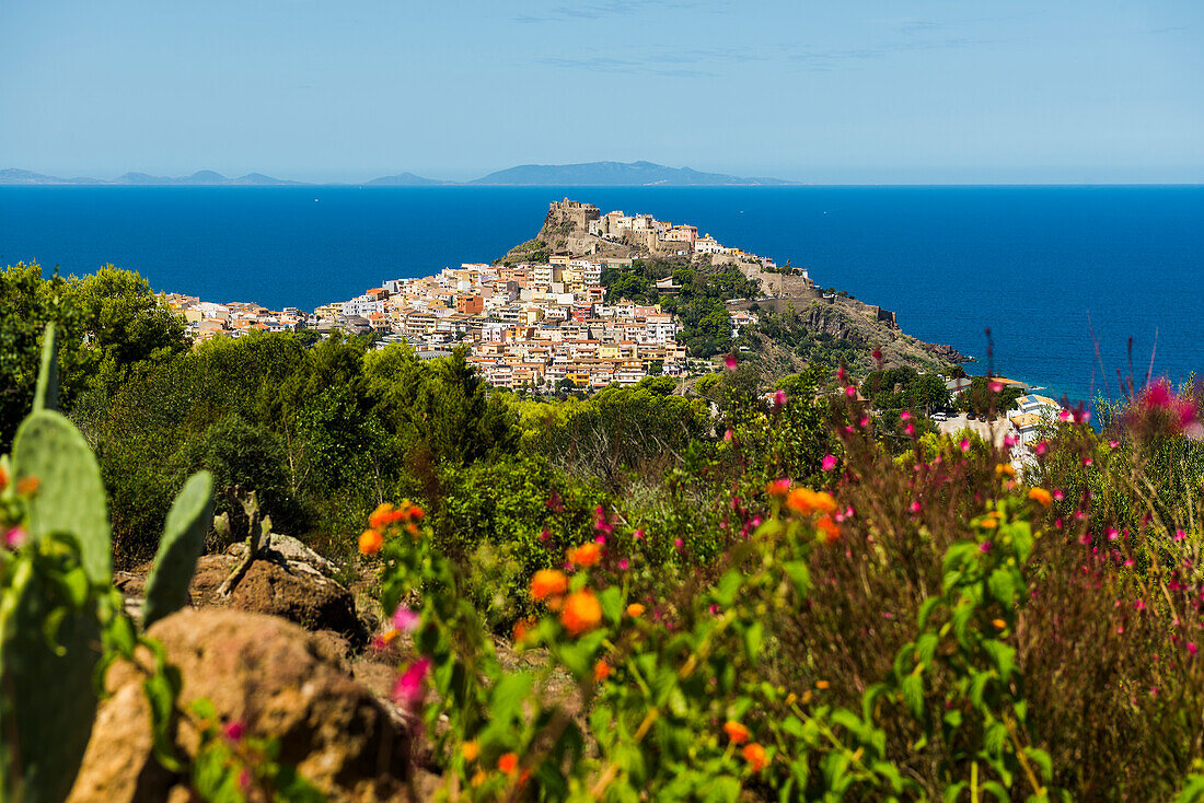  Picturesque seaside town, Castelsardo, Sardinia, Italy 