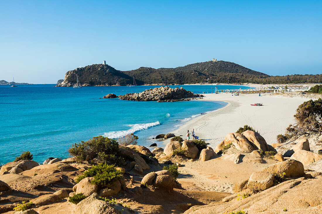  Spiaggia di Porto Giunco, Capo Carbonara, Villasimius, south coast, Sardinia, Italy 