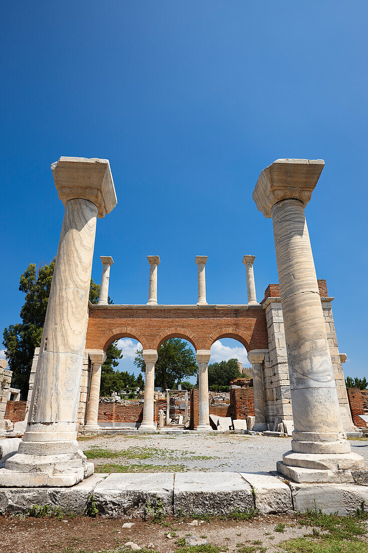 Ruins of the Basilica of Saint John. Selcuk, Turkey.