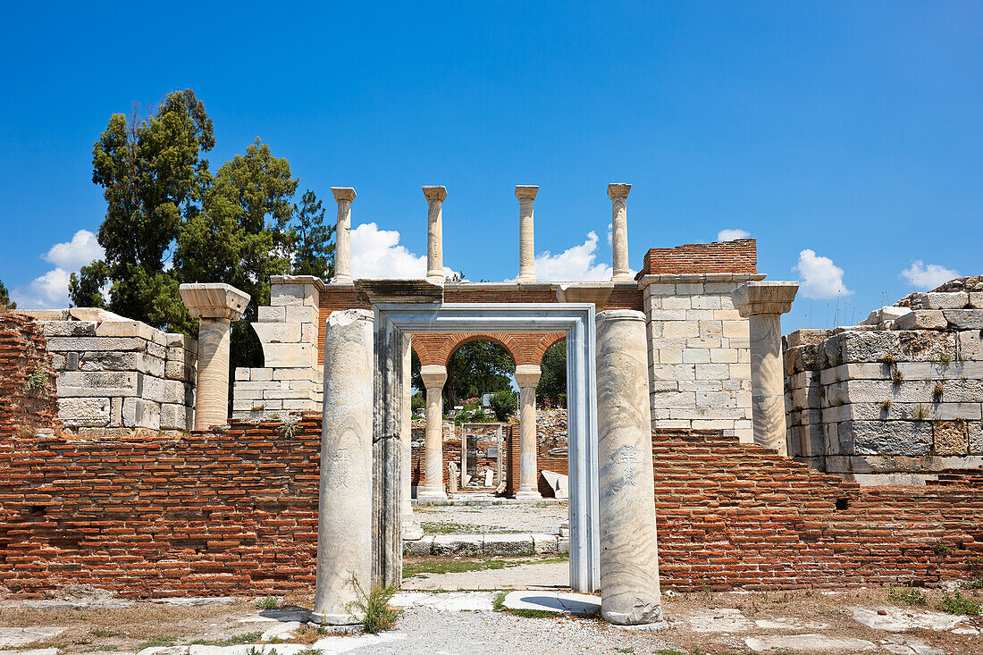 Ruins of the Basilica of Saint John. Selcuk, Turkey.