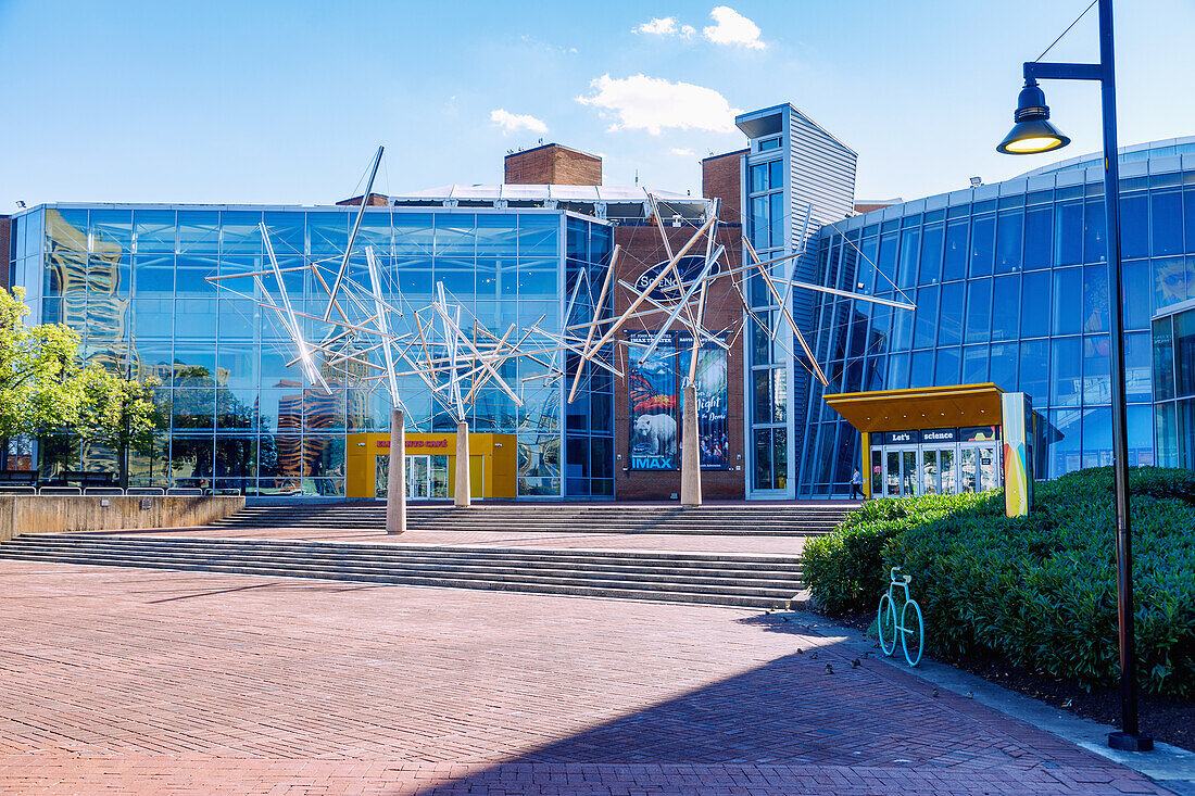 Maryland Science Center im Inner Harbor (Innenhafen) in Baltimore, Maryland, USA