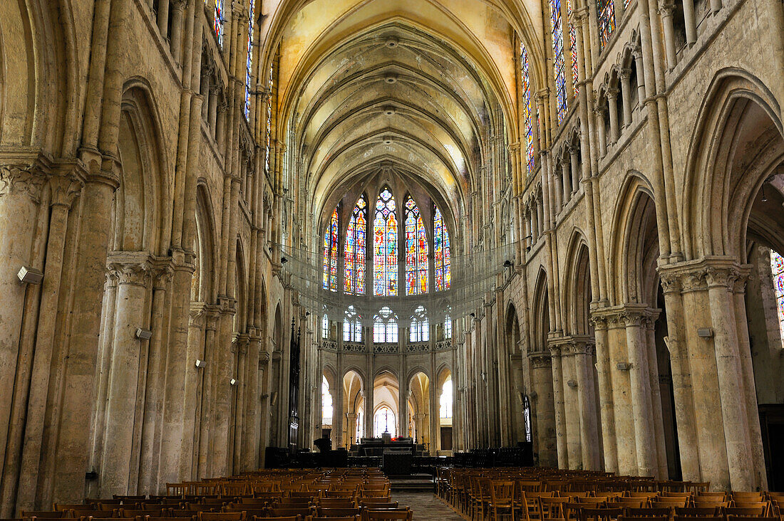 Church St-Pierre,Chartres,Eure-et-Loir department,Centre region,France,Europe