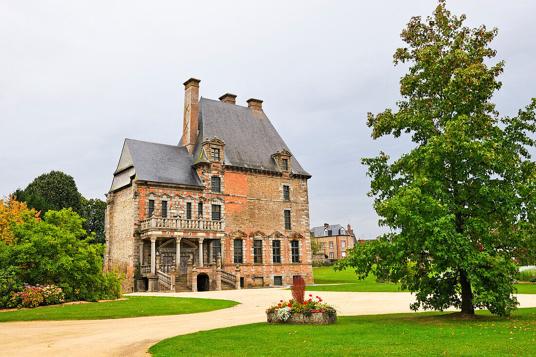 Chateau des Montgommery,Ducey,Manche department,Low Normandy region,France,Europe