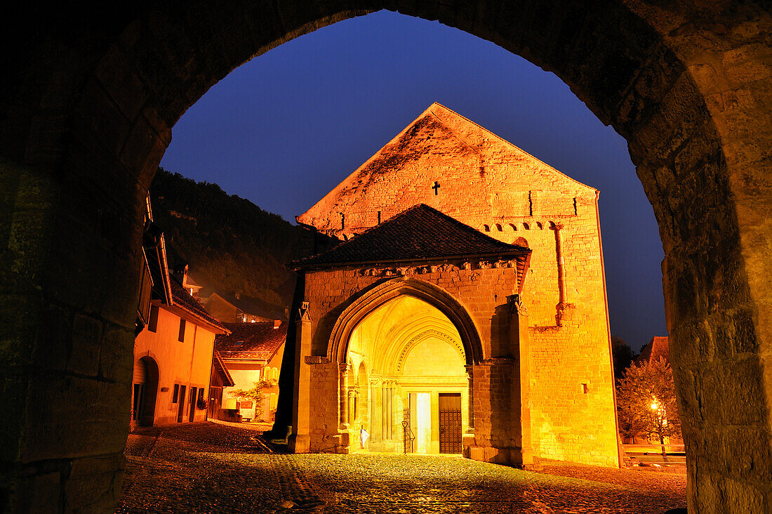 Ehemaliges Kloster Priorat Romainmotier, Kanton Waadt, Schweiz, Europa