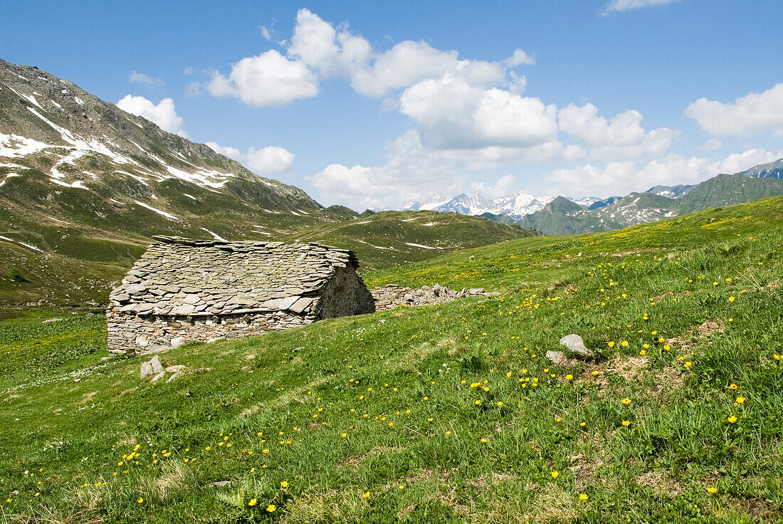 sheepfold of Val Piora,Canton Ticino,Switzerland,Europe