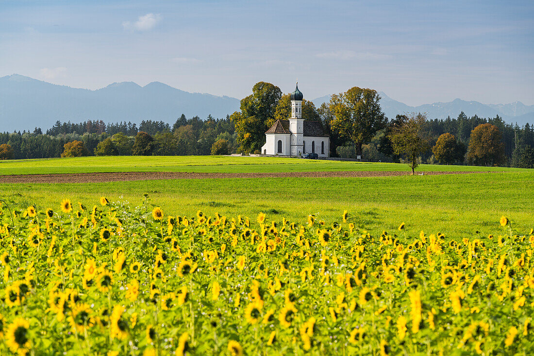 Kapelle St. Andrä, Etting, Allgäu, Bayern, Deutschland