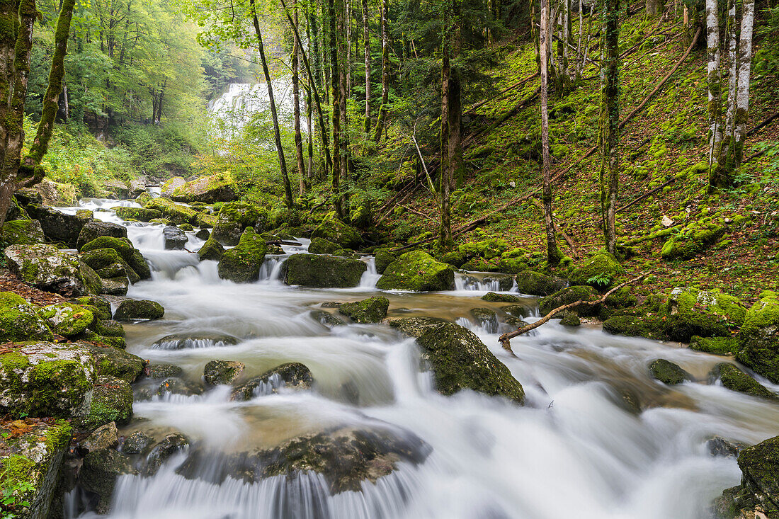  Cascades du Hérisson, Menétrux-en-Joux, Jura, France 