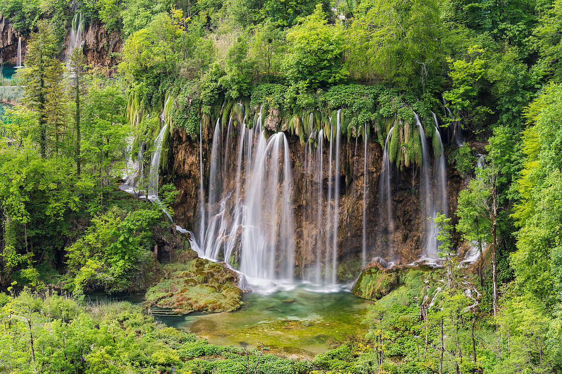  Waterfall in Plitvice National Park, Croatia 