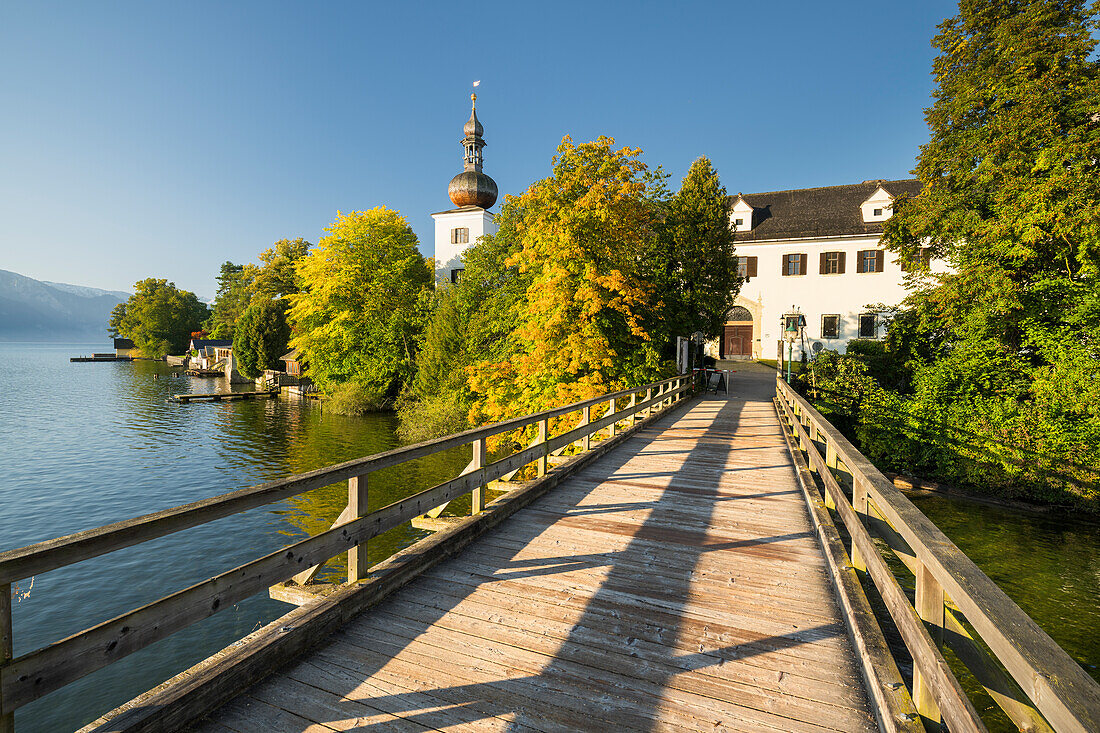 Landschloss Orth, Gmunden, Traunsee, Oberösterreich, Österreich