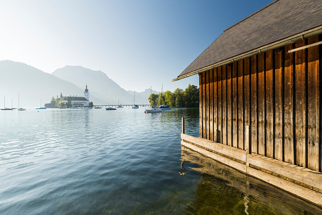  Orth Castle, Gmunden, Traunsee, Traunstein, Upper Austria, Austria 