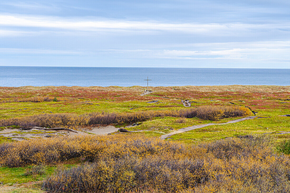  Norway, Finnmark, Grense Jakobselv, Russian border, Barents Sea 