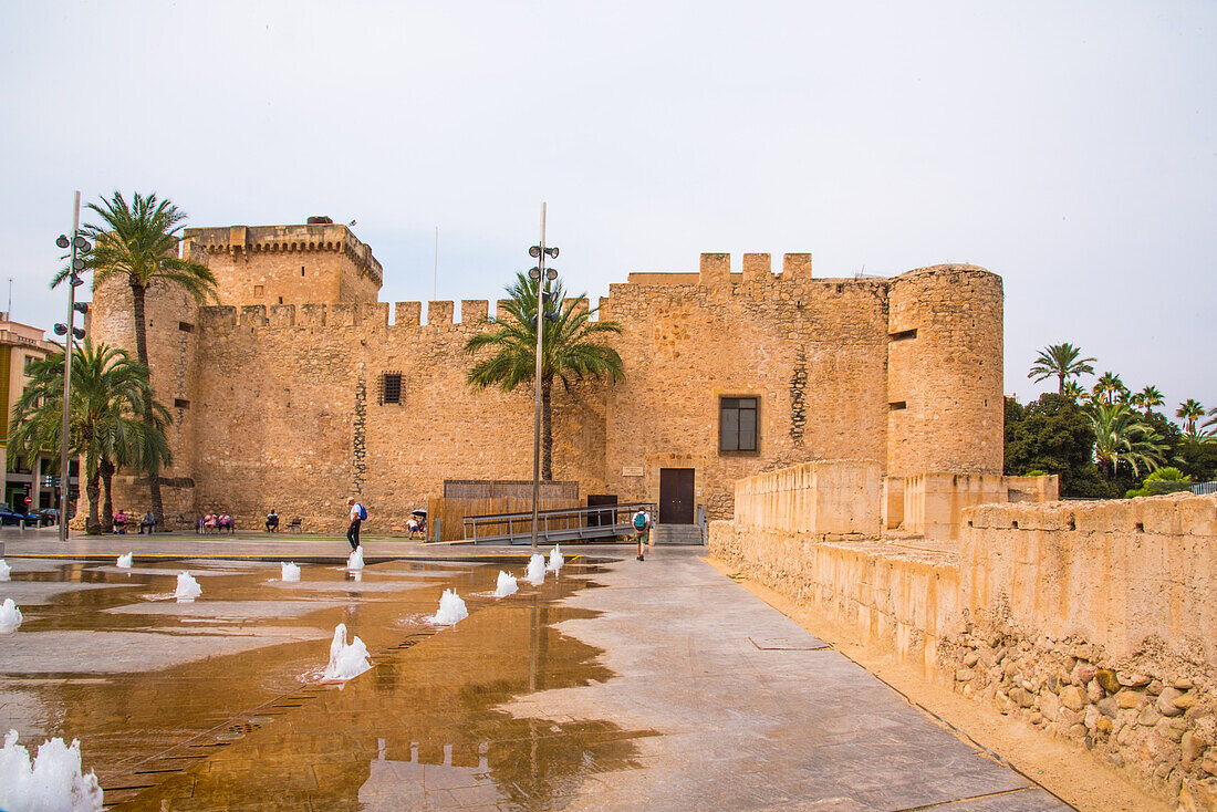  Elche, Arab baths, remains of the Almohads, province of Alicante, Spain 