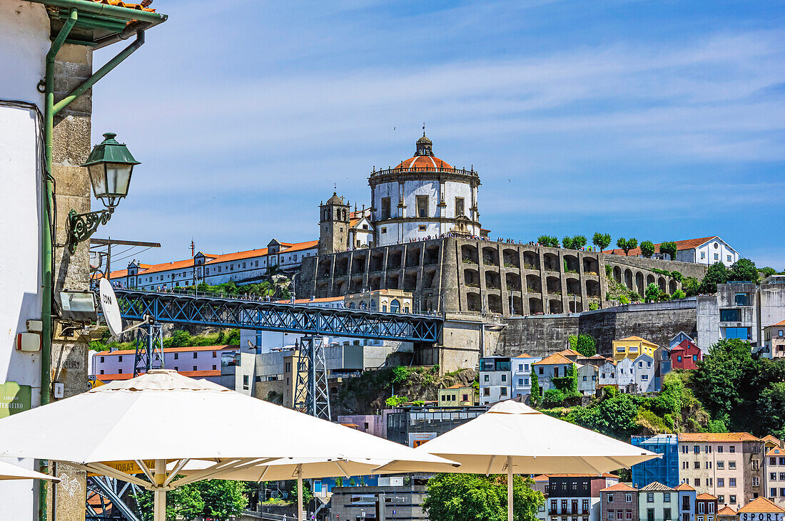  Views of the old town district of Ribeira in Porto, Portugal 