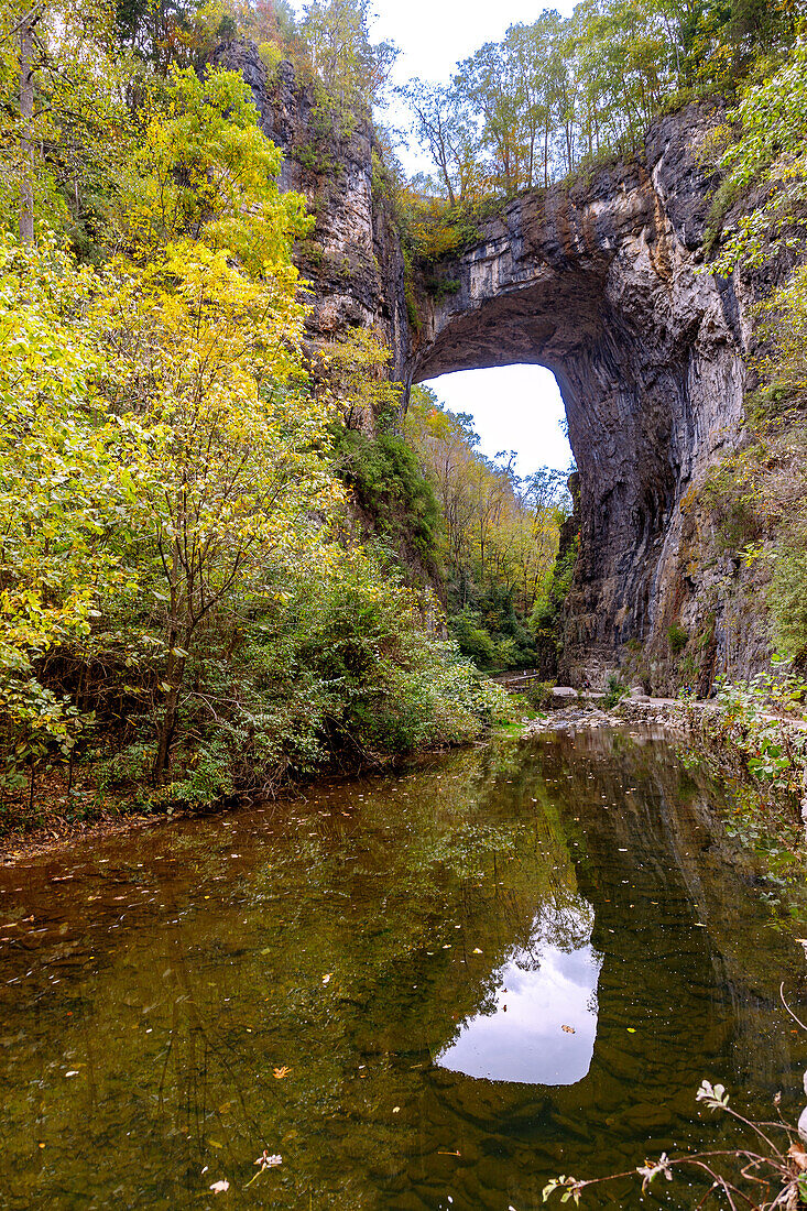  Natural Bridge at Natural Bridge State Park in Rockbridge County, Virginia, USA 