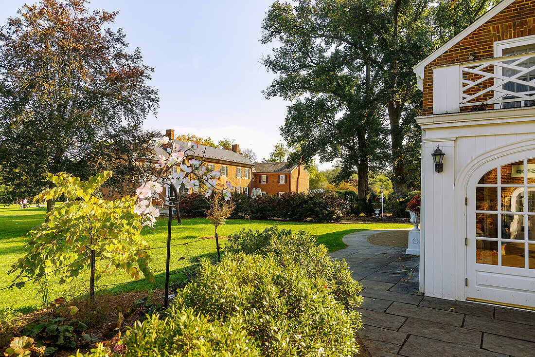 Museum of the Shenandoah Valley mit Glen Burnie House and Gardens in Winchester, Frederick County, Virginia, USA