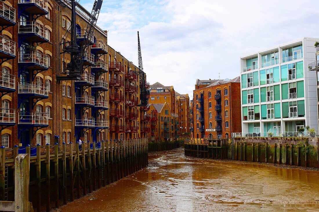  Former granary in New Concordia Wharf, London, England, UK 