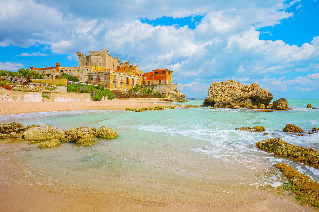 Falconara castle, Licata, Agrigento district, Sicily, Italy