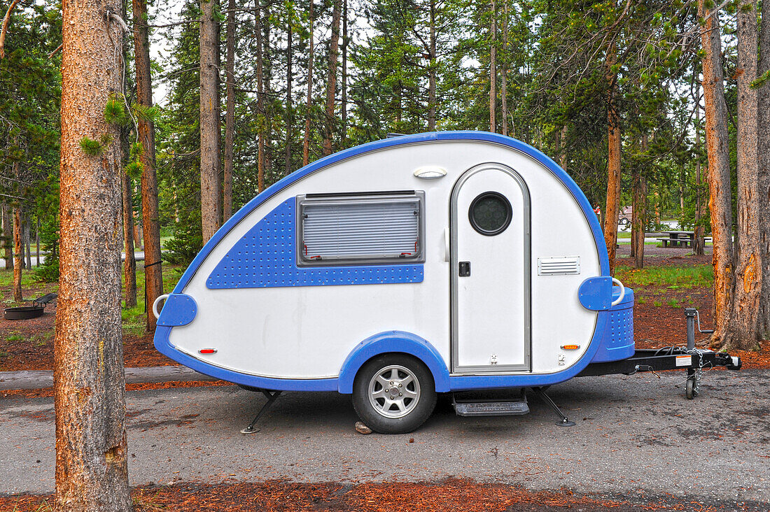 Teardrop-Camping-Anhänger, Grand Canyon National Park, Arizona, USA