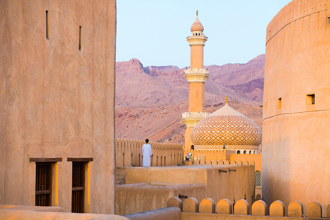 Nizwa Fort, Ad Dakhiliyah Region, Sultanate of Oman, Arabian Peninsula, Middle East