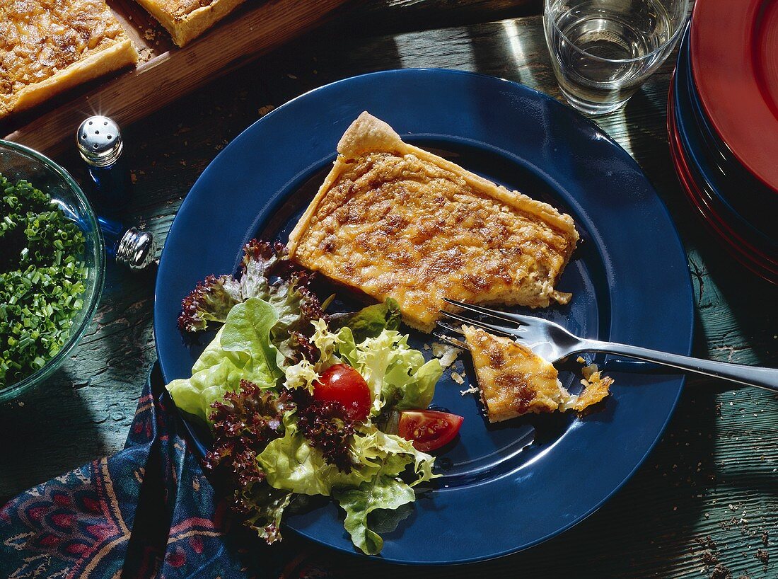 Ein Stück Quiche Lorraine