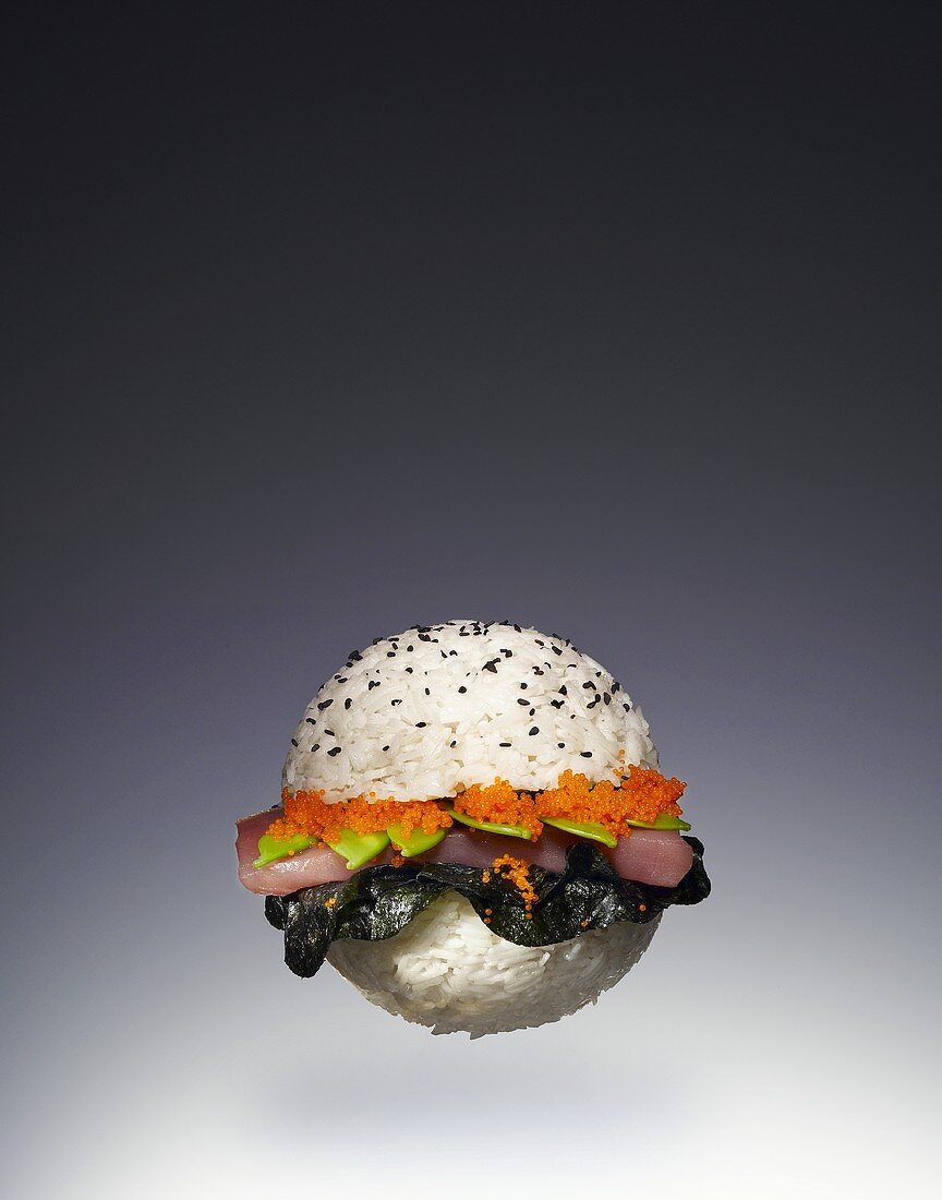 Sushi in Burger-Form