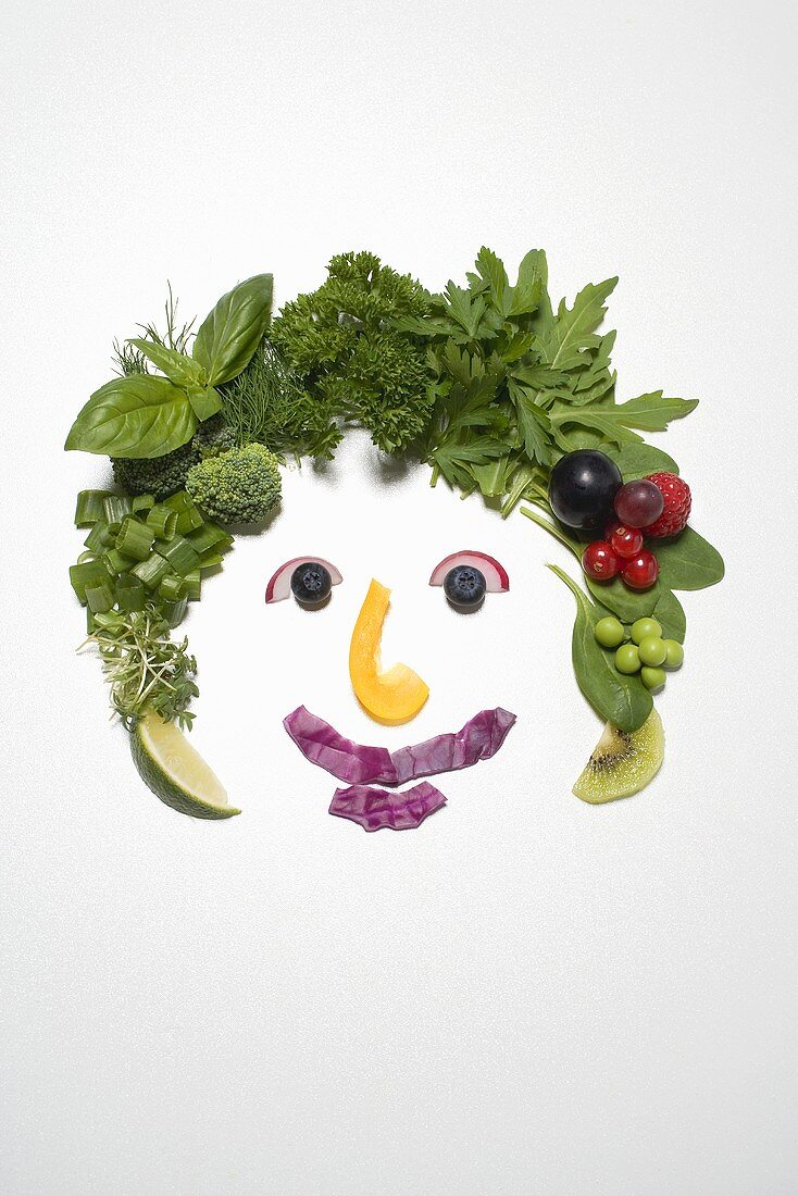 Herb and vegetable face