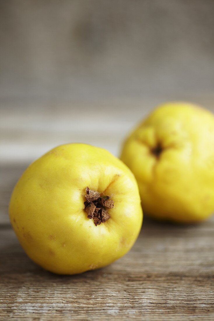 Two quinces