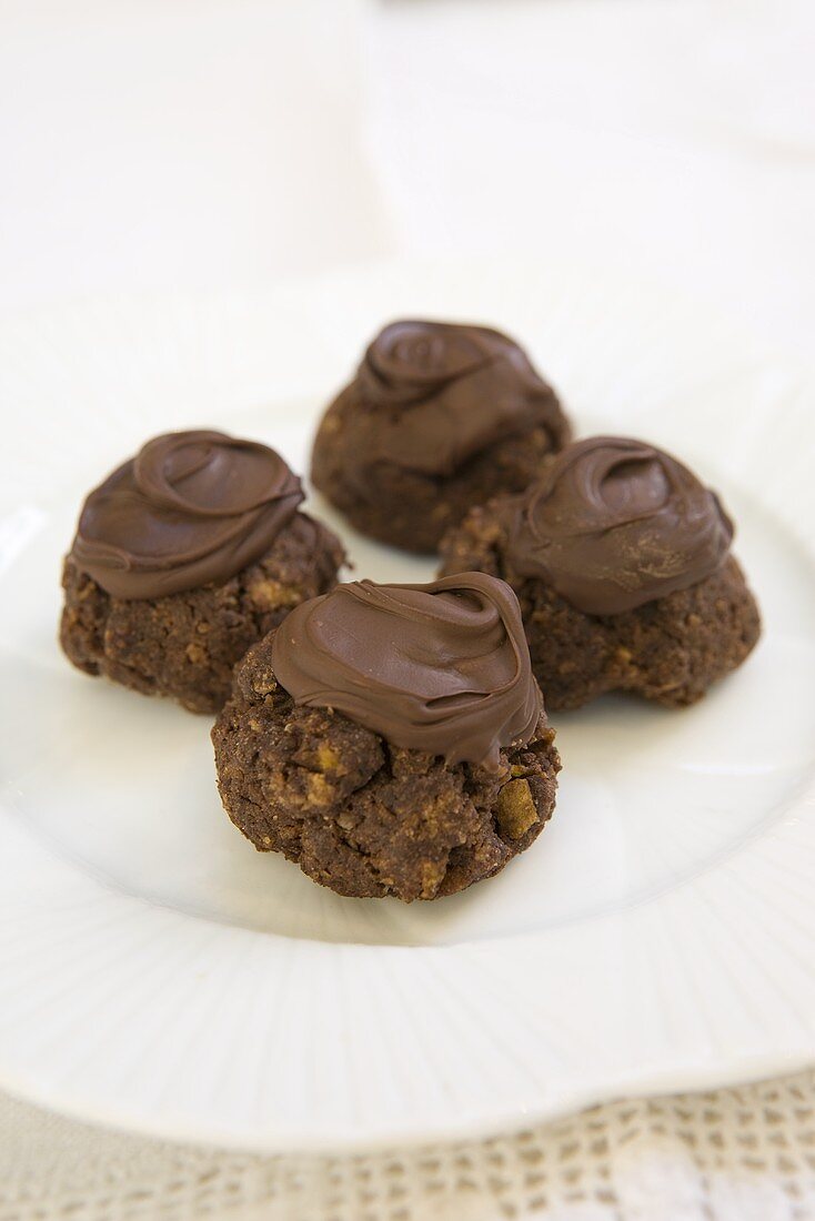 Afghan Cookies (Schokoladenplätzchen mit Nüssen, Neuseeland)