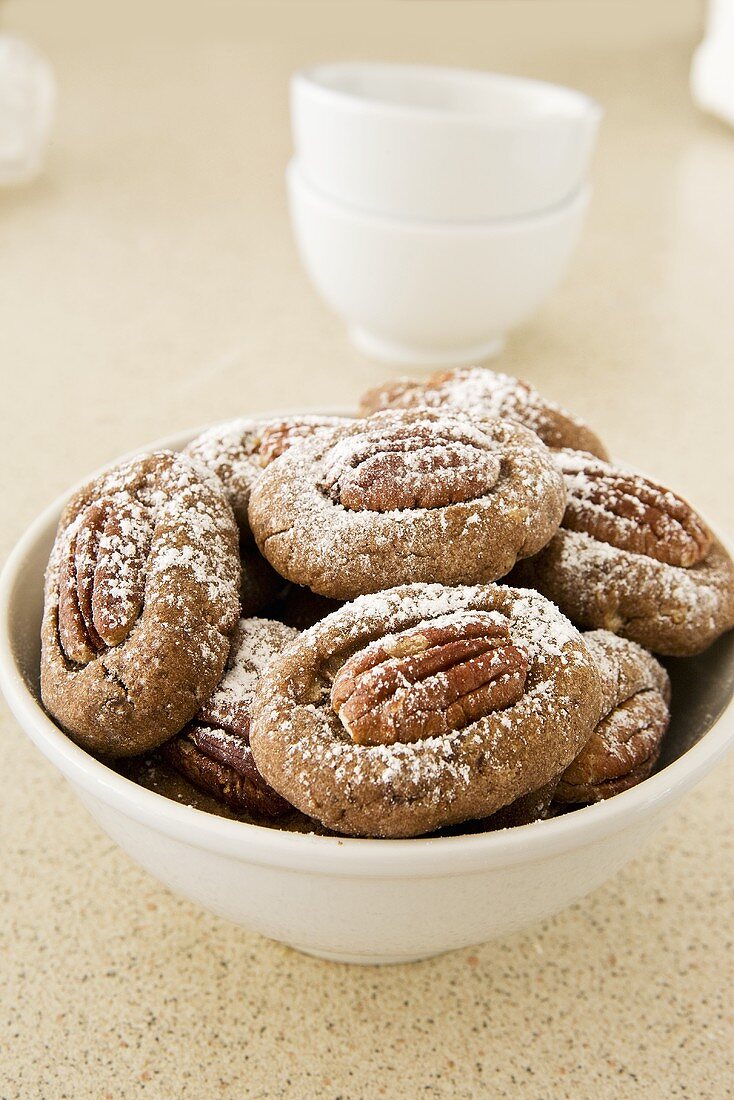 Zimtplätzchen mit Pecannüssen