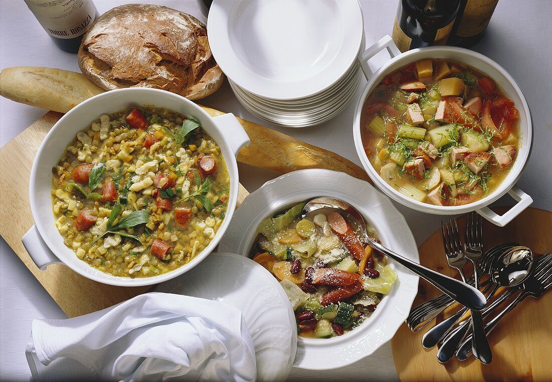 Three Vegetable Stews