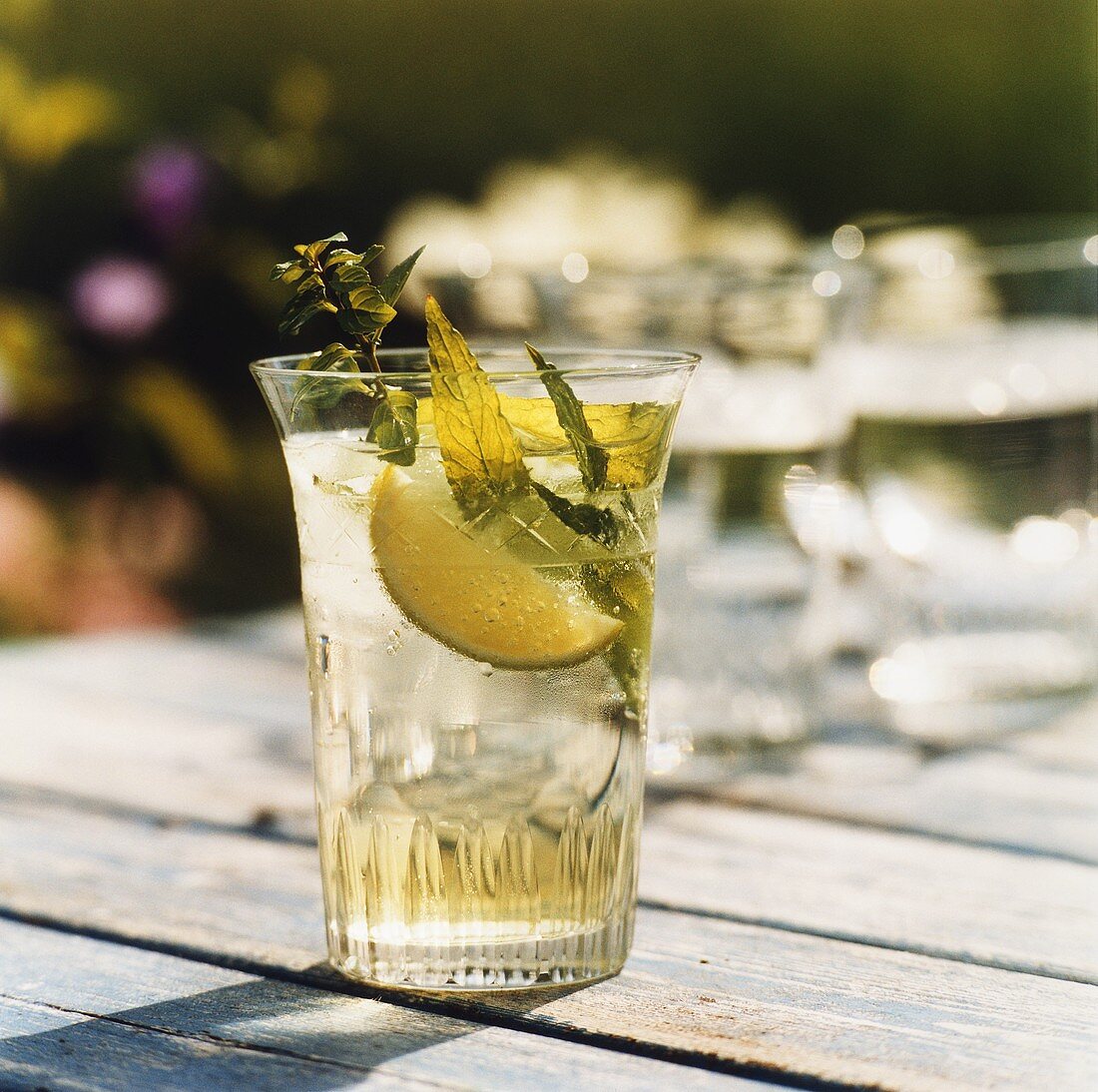 Mojito mit Limetten und frischer Minze