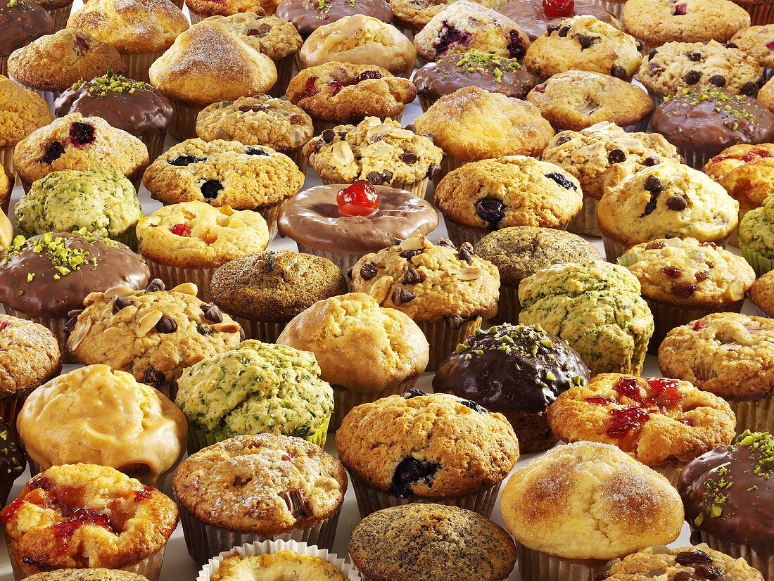 Viele Muffins (bildfüllend)