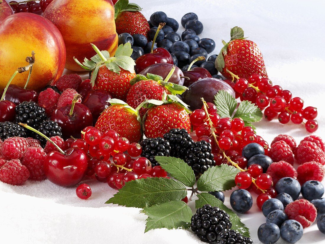 Assorted fruit and berries