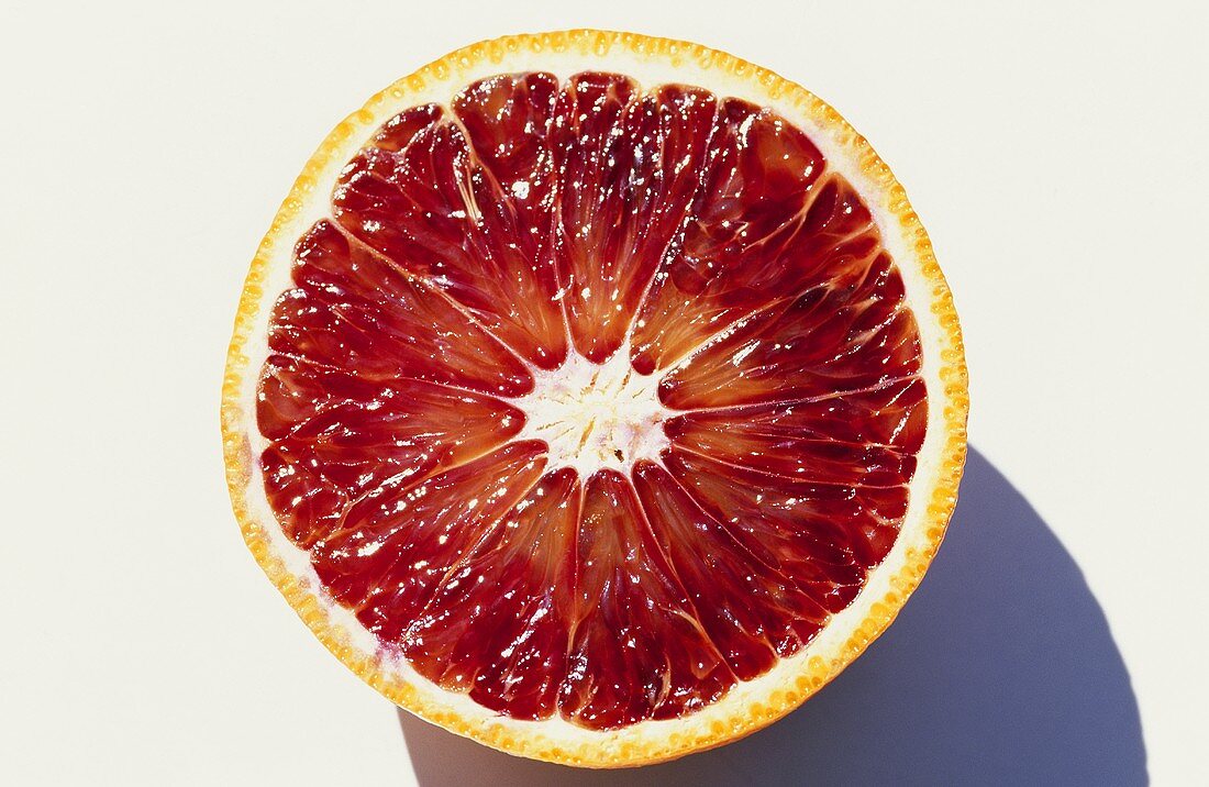 Blood orange, variety: Sanguinello (Citrus sinensis) from Italy