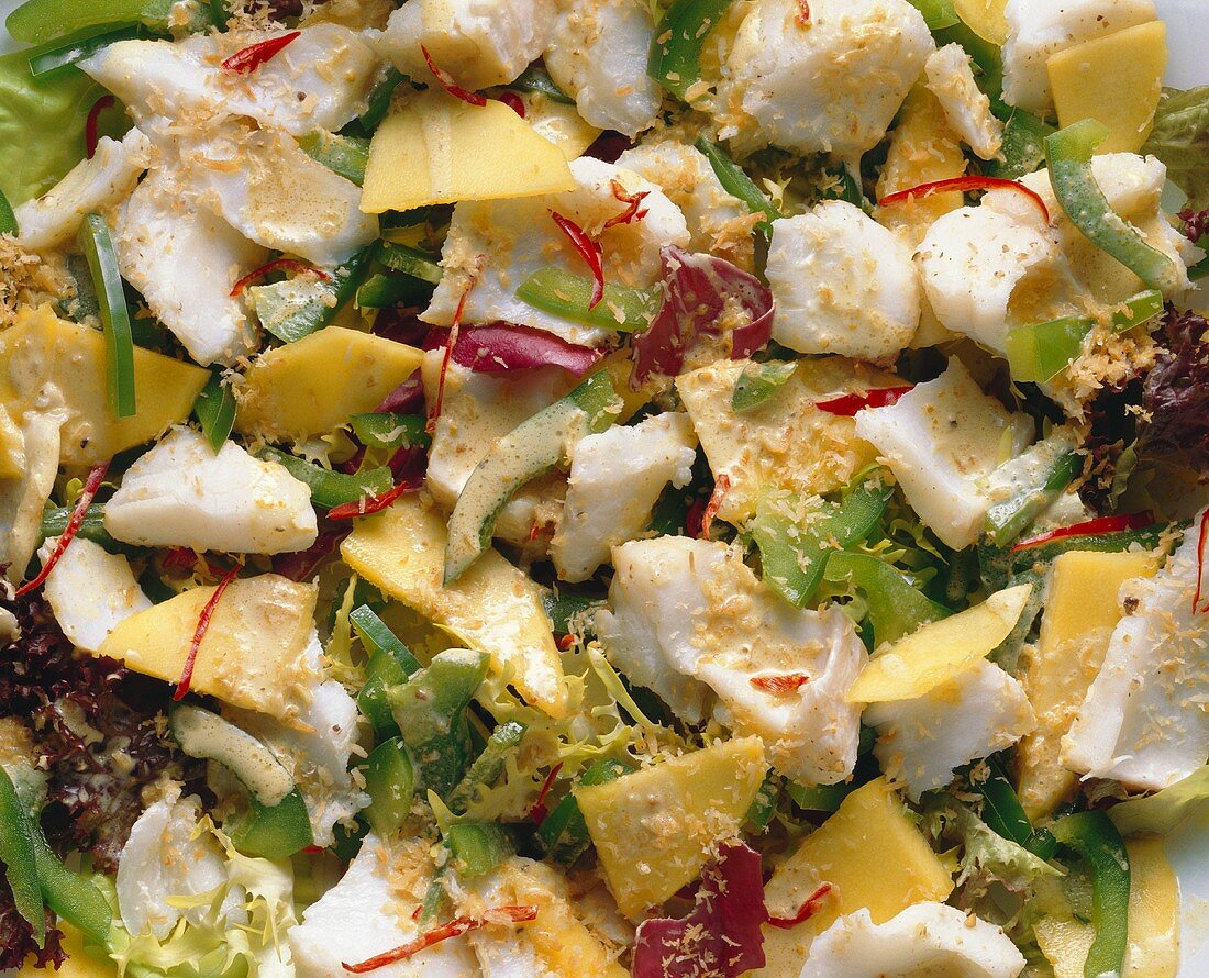 Exotic Fish Salad with Mango