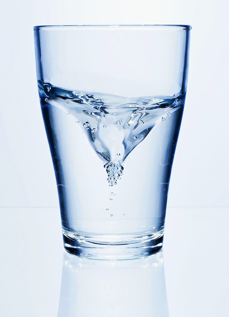 Strudel im Wasserglas