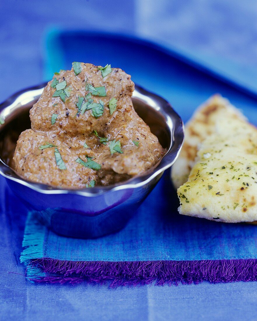 Lamb Madras (S. Indian lamb curry with coconut cream)
