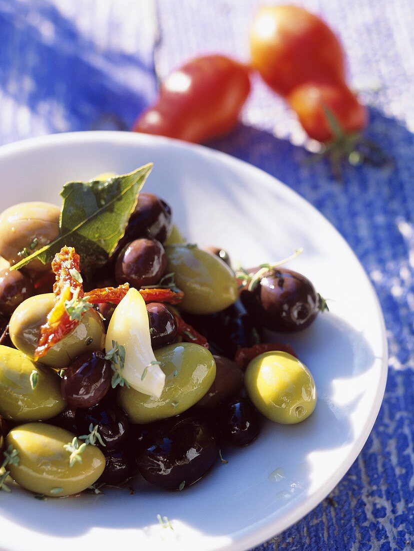 Pickled olives