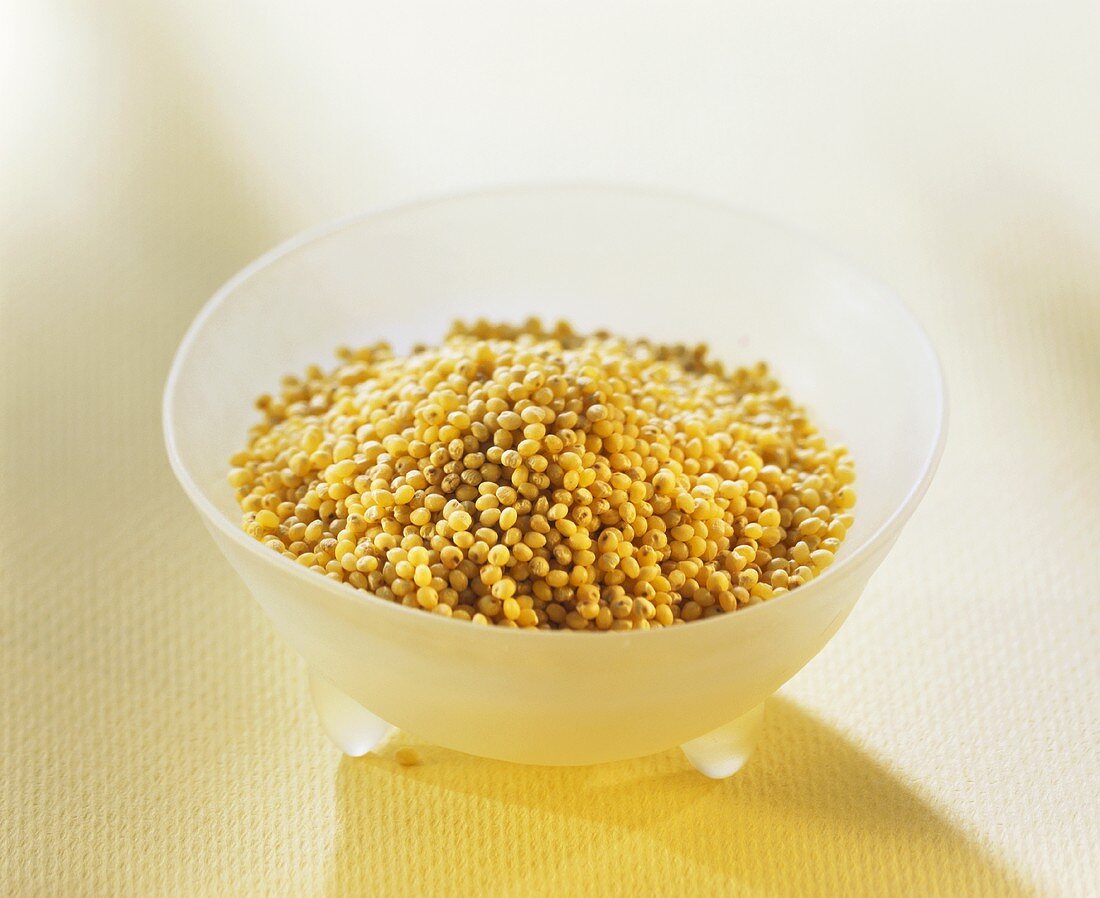 Millet in a bowl