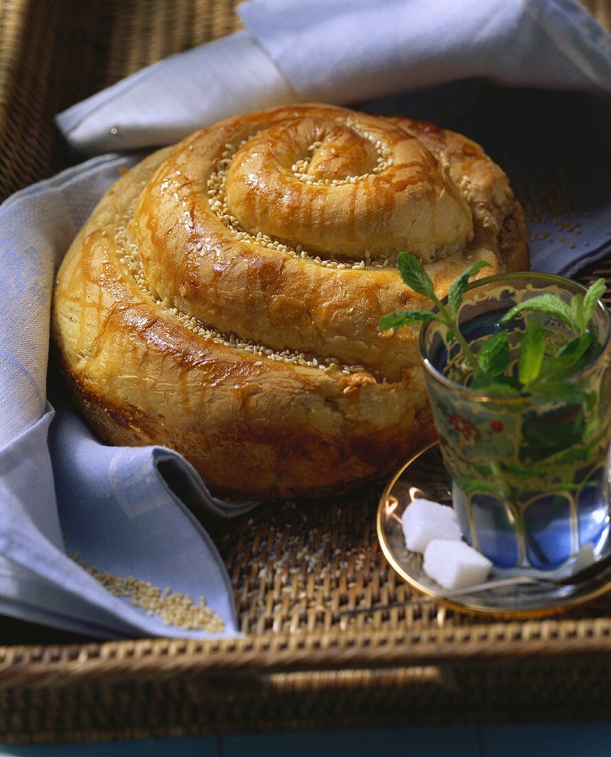 Turkish sesame bread