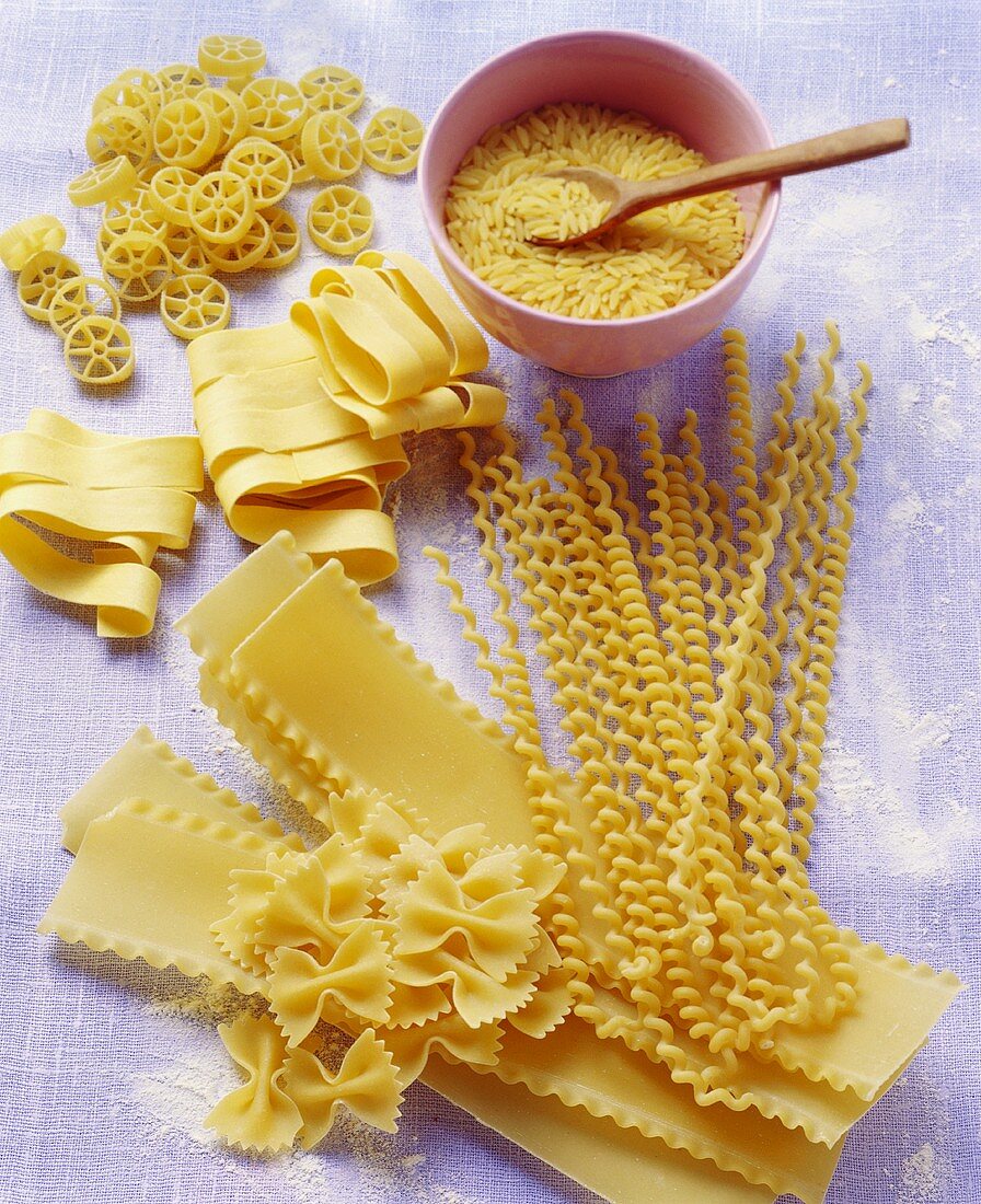 Still life with home-made pasta