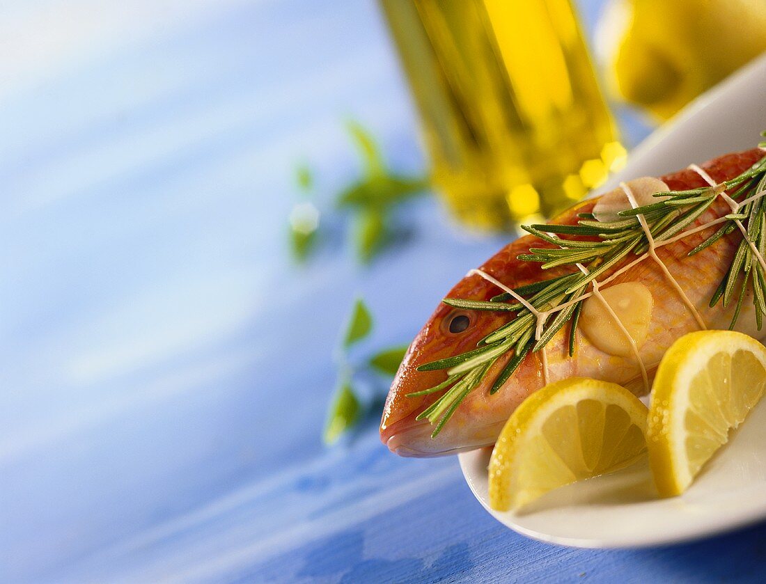 Red mullet with rosemary