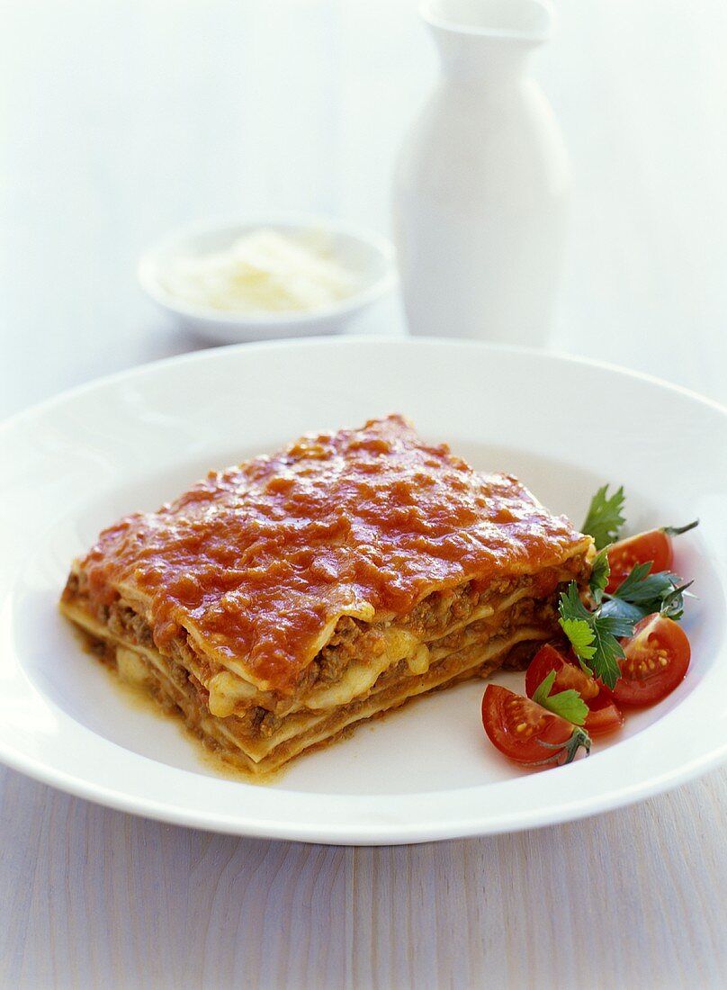 Lasagne with minced beef